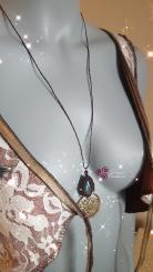 Lotus Kette "Blue Labradorit" 