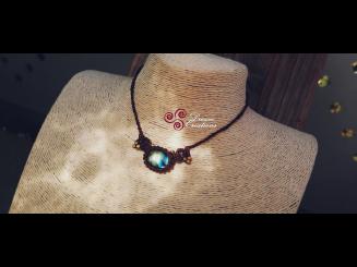 Choker "Yellow Butterfly" 