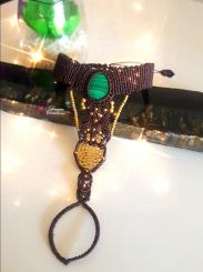 Malachit Mandala Armband 