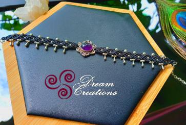 Fusskettchen "Amethyst" 