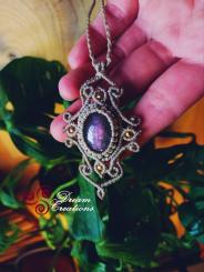 Lila Labradorit Zauber 