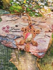 Halskette Pink Stone 